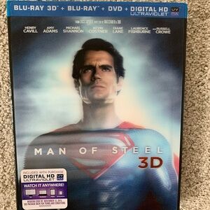 Man of Steel 3D Blu-ray DVD